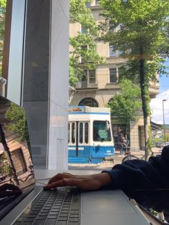 me while working in zürich