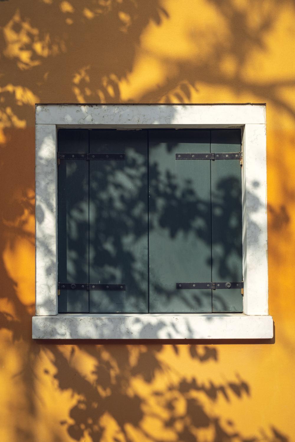 a closed window